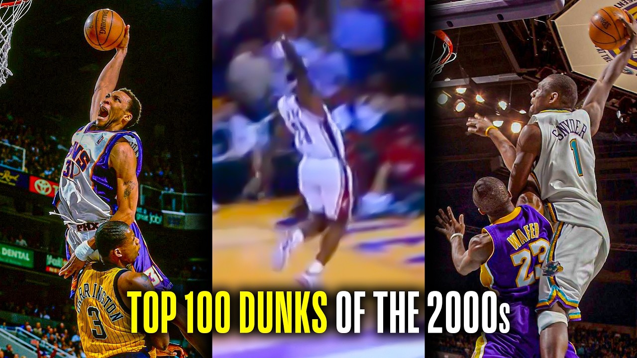 NBA TOP 100 DUNKS OF THE 2000s 🤯 RARE 60FPS FOOTAGE