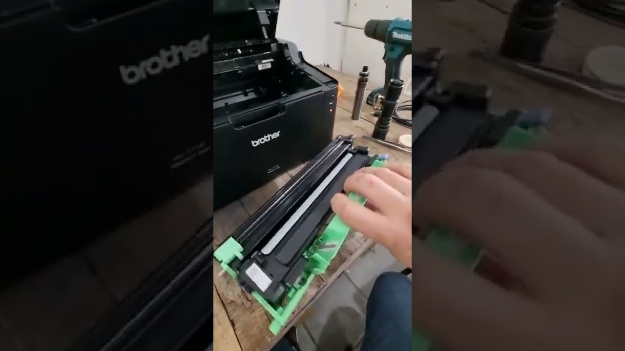 Brother linha HL com luz piscando e não roda