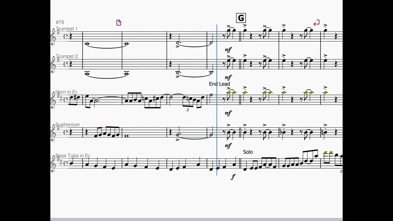 St Louis Blues, Brass Quintet, Composed: W.C. Handy, Arr: Harmer Borstall #brassquintet #sheetmusic