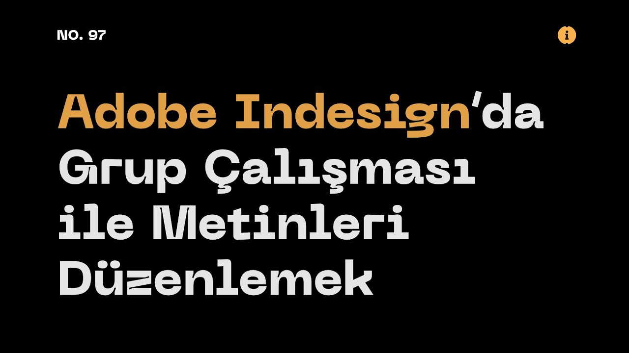 #97 Adobe Indesign’da Grup Çalışması ile Metinleri Düzenlemek (Track Changes in 