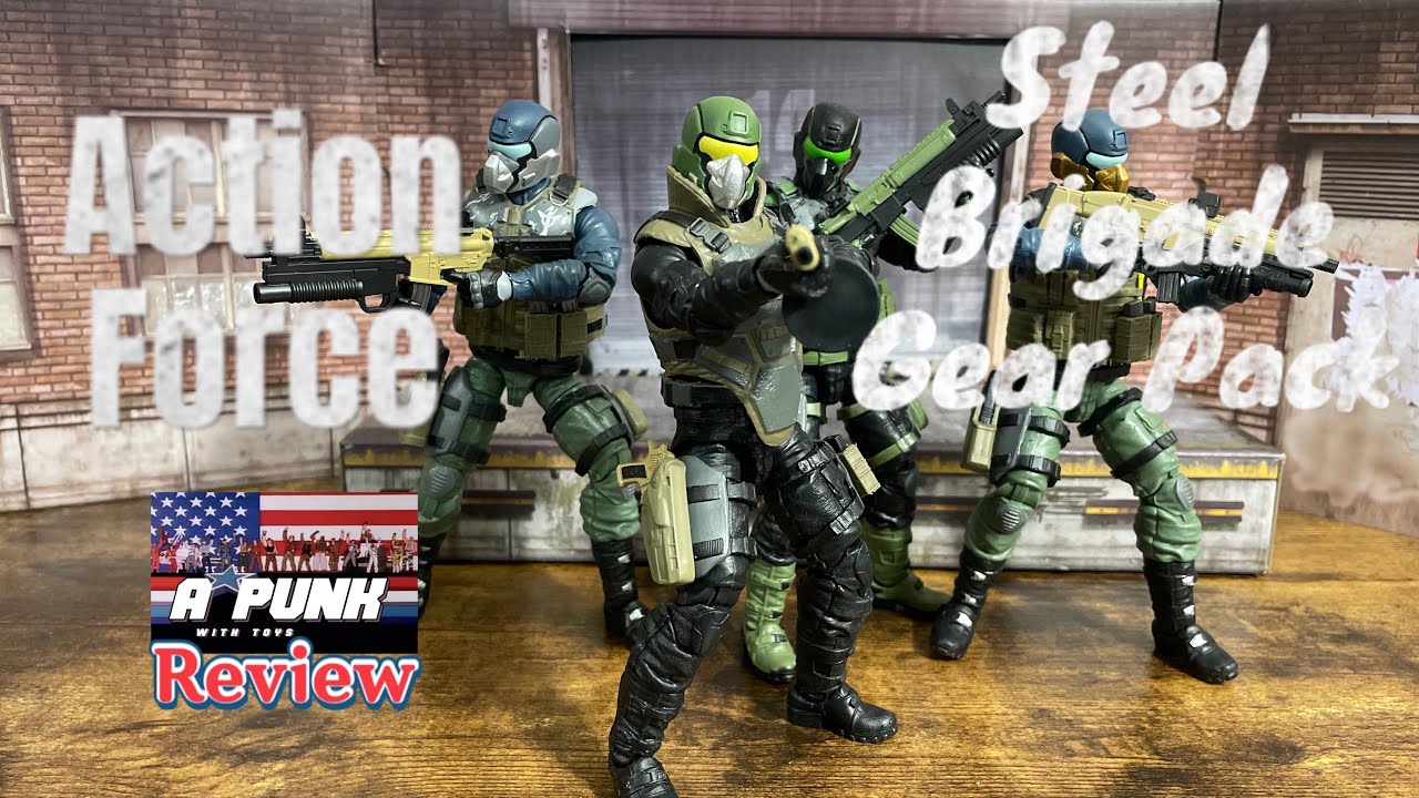 Action Force Steel Brigade Gear Pack Review by Valaverse