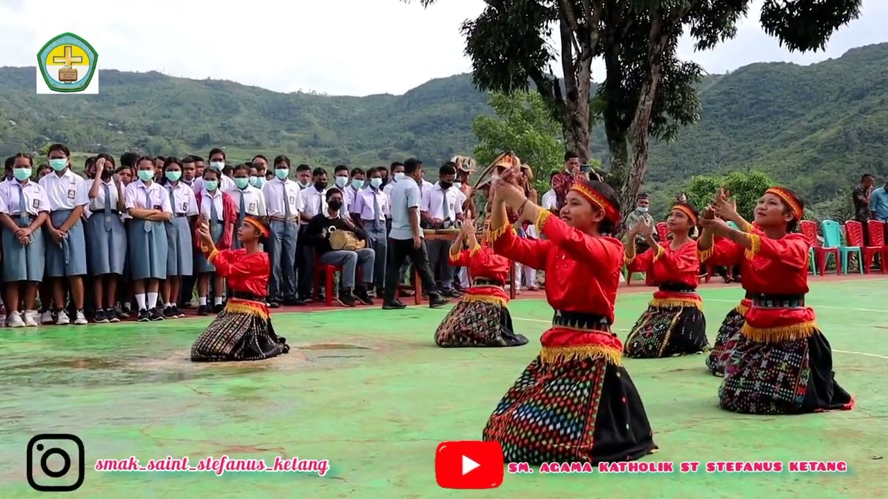 Tarian Tiba Meka#SanggarLelakBa-Nera#SmakStStefanusKetang#BudayaManggarai#PegiatLiterasiBudaya