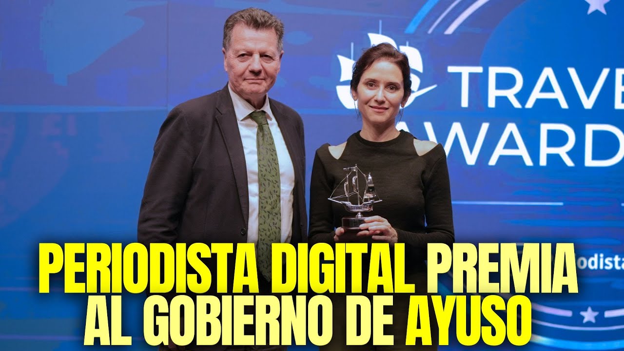 Alfonso Rojo premia a Isabel Díaz Ayuso por hacer de MADRID un FARO para el turismo en ESPAÑA
