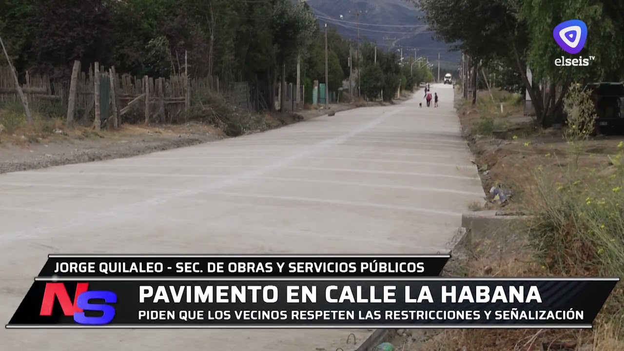 Tránsito indebido pone en riesgo el nuevo pavimento de calle La Habana