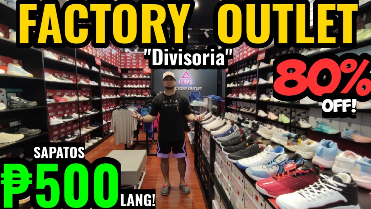 Factory Outlet ng SAPATOS sa DIVISORIA ₱500 lang // Mura na Naka SALE PA upto 80% OFF! Dinayo ng Tao
