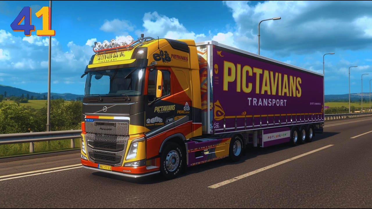 ETS2 [FR][La Chronique du Pictavien] S1 Ep41:On tire 44T (Rovaniemi-Joensuu)