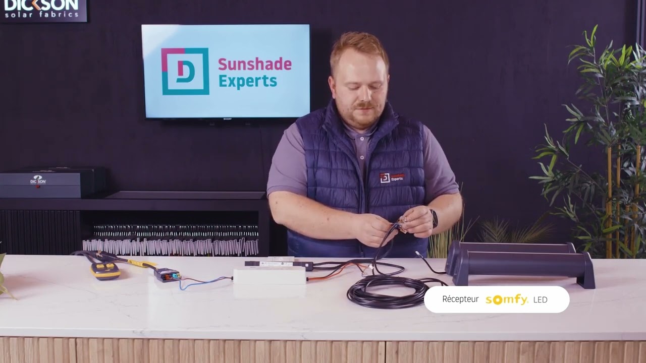 Programowanie odbiornika LED firmy Somfy io