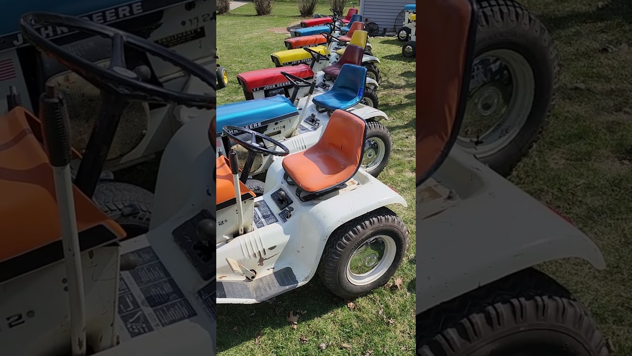 John Deere Custom Color (Patio) Garden Tractor Collection Walk-Around and History