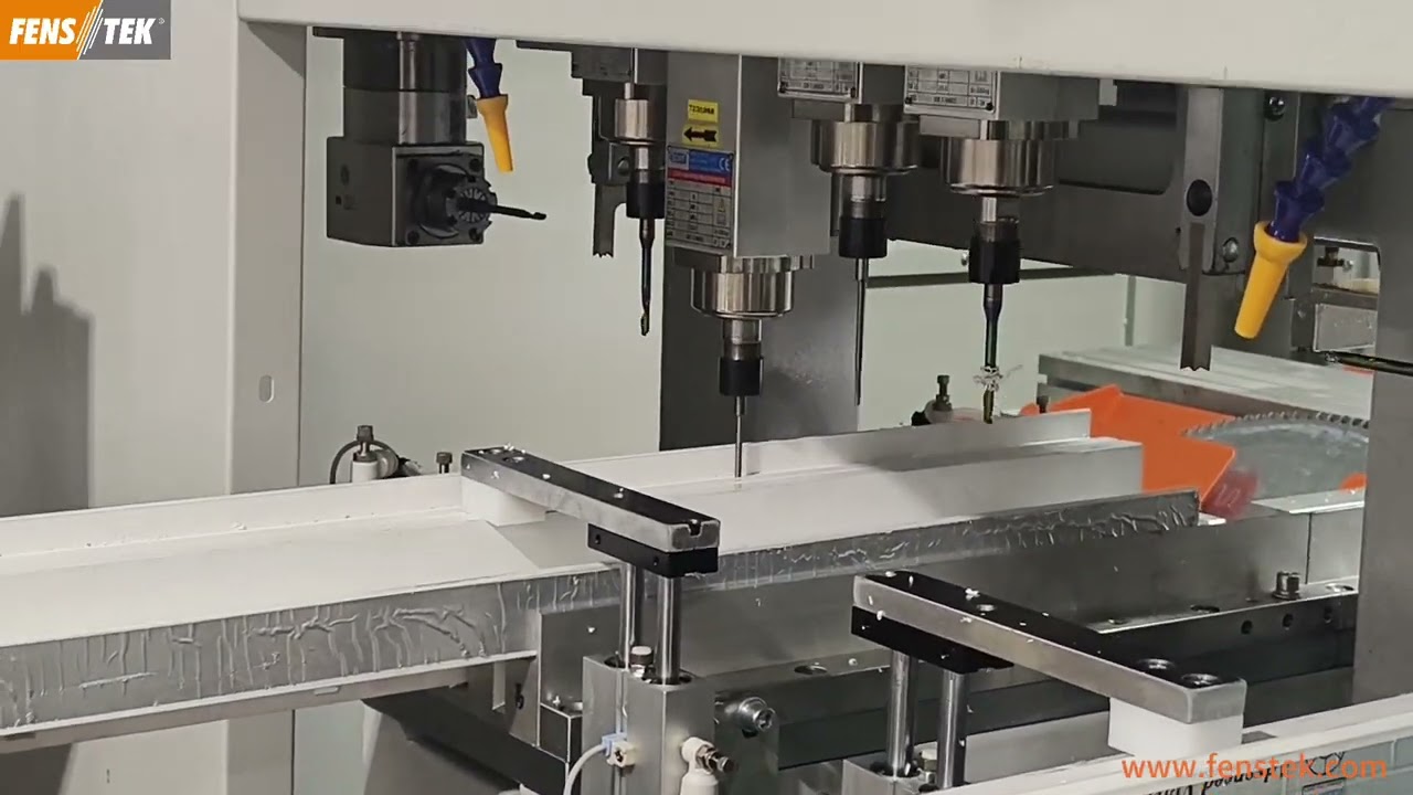 FENSTEK American Type UPVC Profile Cutting & Milling Machining Center#fenstek #machine #upvcprofile