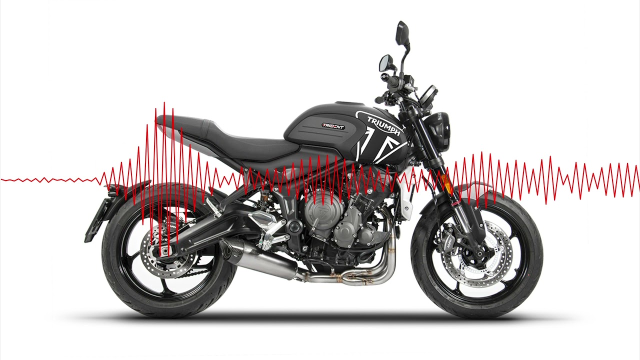 Triumph Trident 660 with Zard  Exhaust