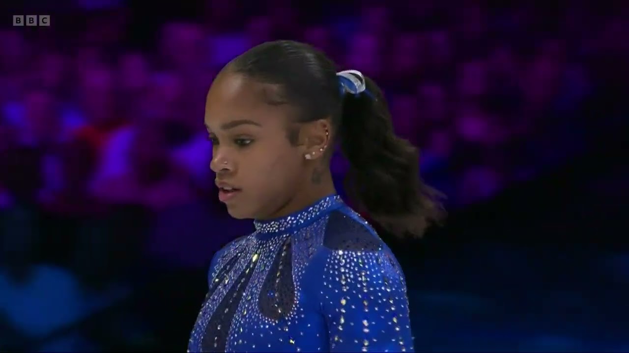 Shilese Jones USA   Uneven Bars   2023 World Gymnastics Championships   Women's All Around Final