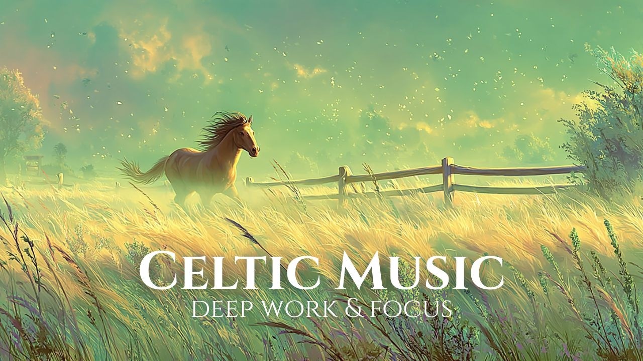 Golden Meadow Wind 🌾 Celtic Music for Deep Work & Maximum Focus