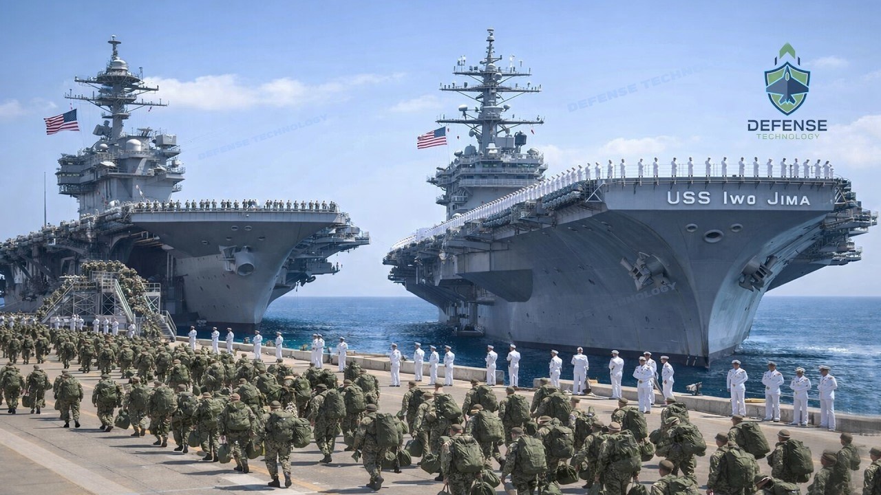 Iran on alert! Thousands of USS Iwo Jima troops deployed to the Middle East
