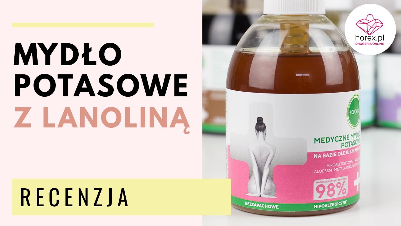 ECOCERA Medyczne Mydło Potasowe z Lanoliną |Recenzja z drogerią horex.pl