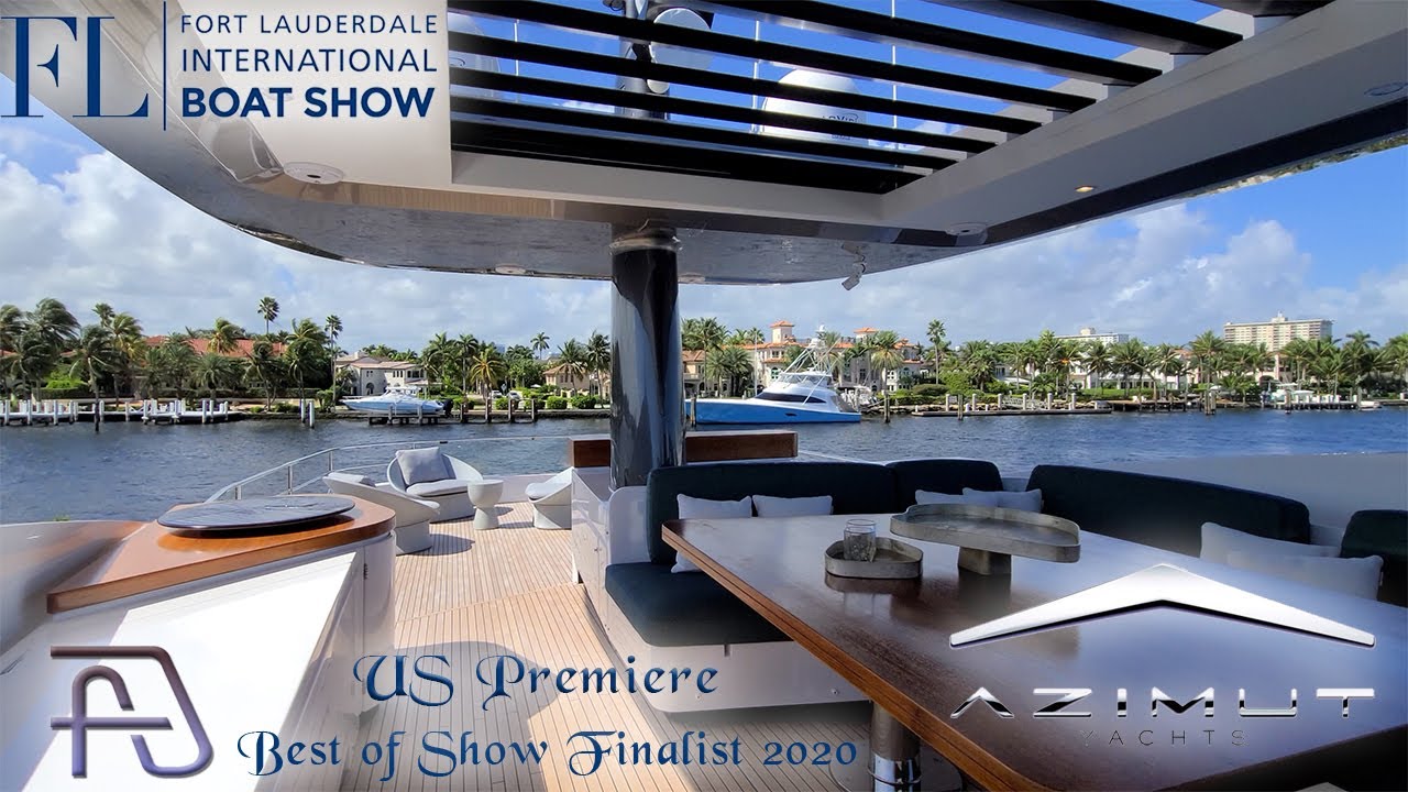 AZIMUT Yachts Magellano 25 Metri - U.S. Premiere & Best of Show Finalist at FLIBS 2020 - Full Tour