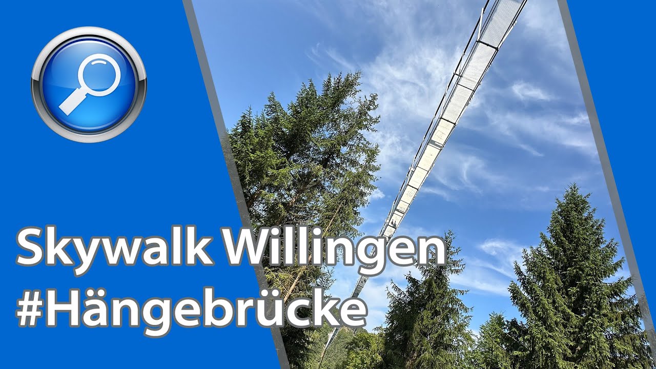 Willingen Skywalk: 665 Meter Adrenalin - Deutschlands längste Hängebrücke / 100 Meter hoch!