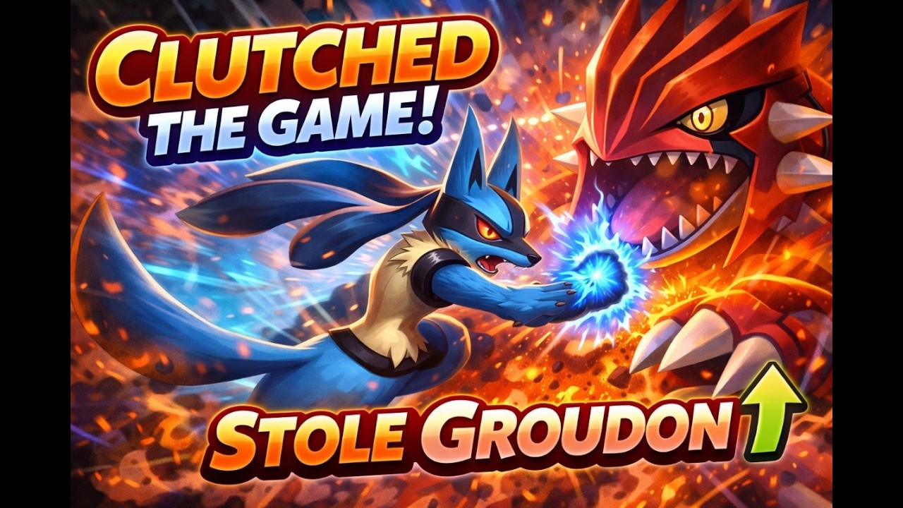 Clutch Comeback! Mega Lucario Groudon Steal Wins the Match ⚡   Pokémon Unite Ranked