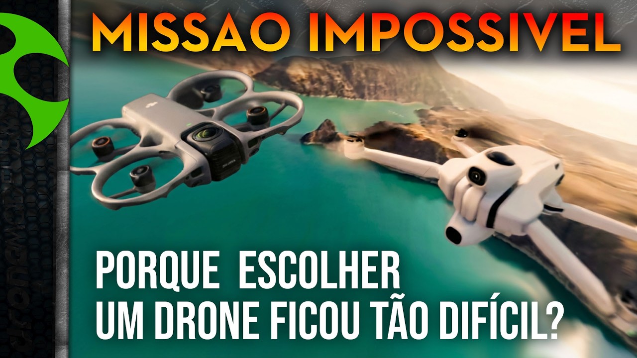 Porque ficou TÃO DIFÍCIL escolher um DRONE pra comprar?