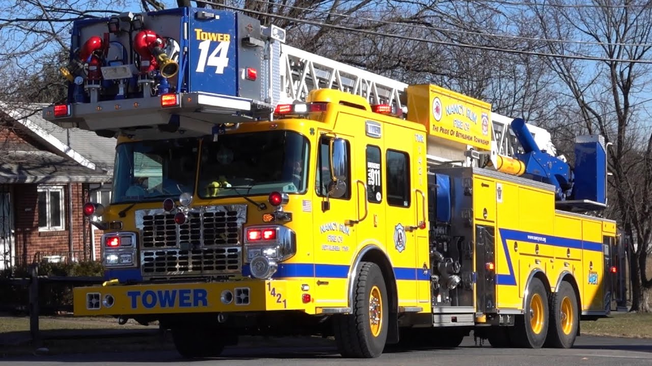 Nancy Run Fire Company Tower 1421 Responding