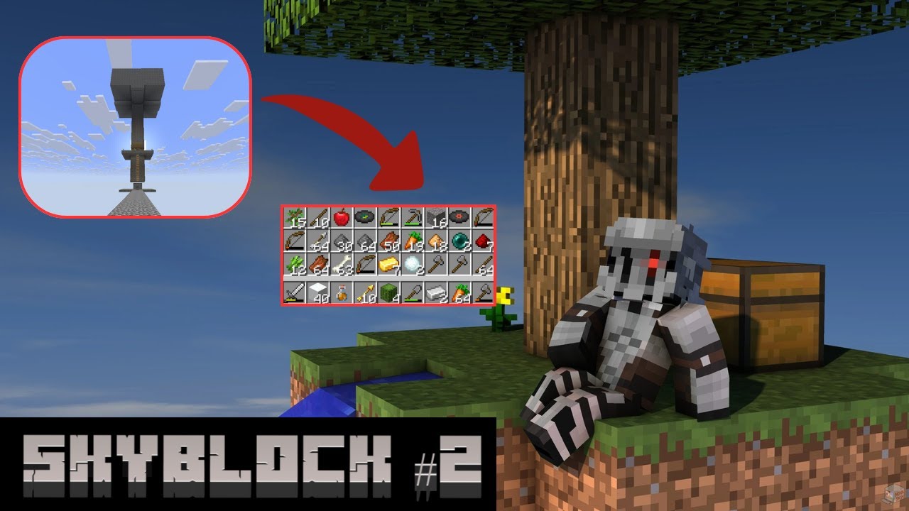 &iexcl;Progreso real! &iexcl;Granjas y recursos! | Skyblock #2 (GamePlay en espa&ntilde;ol)
