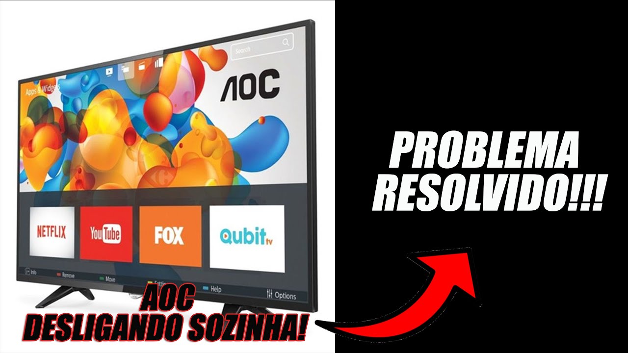 TV AOC DESLIGANDO SOZINHA ! ( PROBLEMA RESOLVIDO)