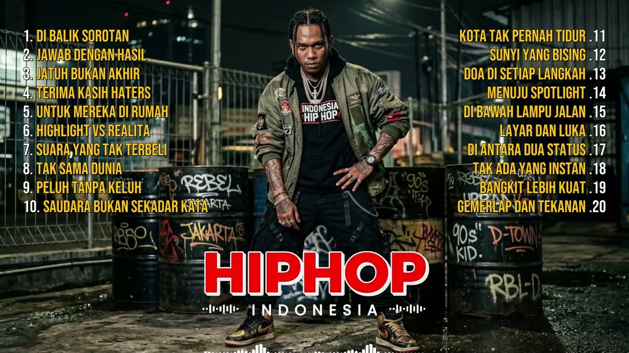 Hip-Hop Indonesia Paling Enak Didengerin Saat Kerja