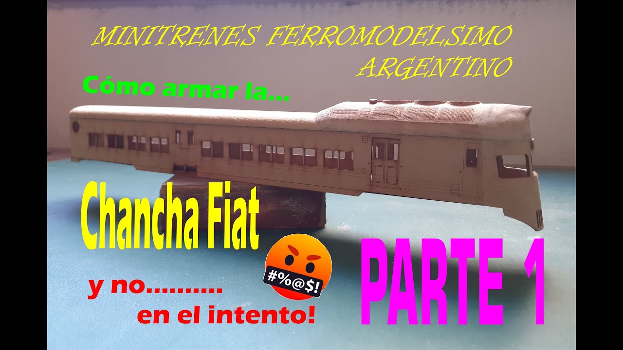 Construcción del coche motor Fiat 7131, Parte 1