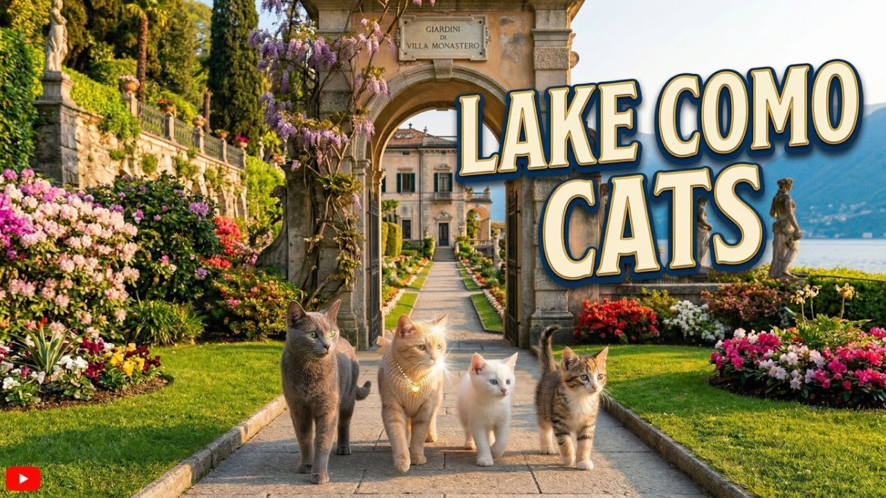 Meow-gical Lake Como Cat Family Trip! ✨🐱 Bellagio → Villas → Varenna