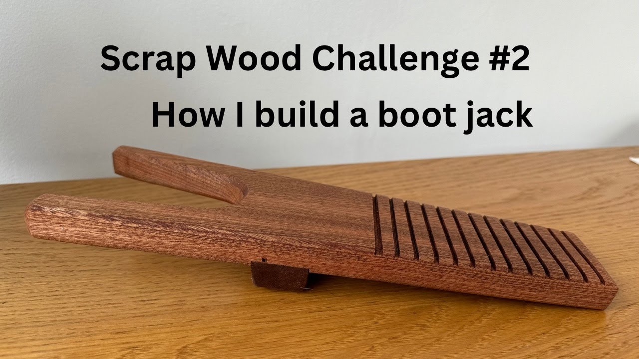 Making a boot jack puller from wood