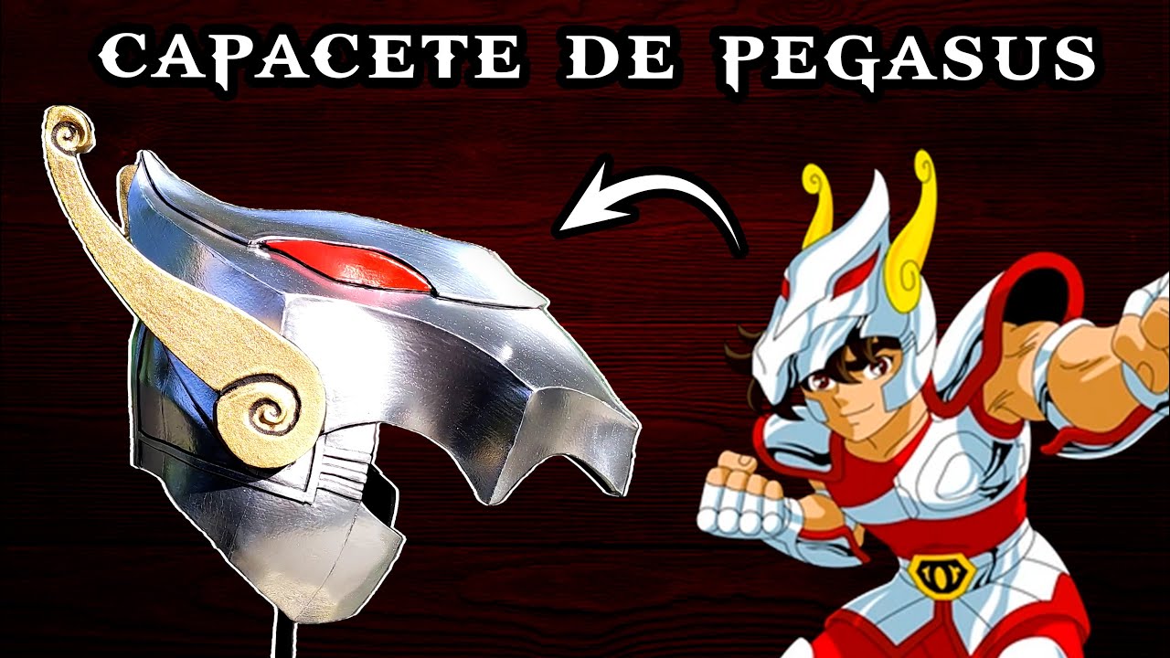 CAPACETE SEIYA DE PEGASUS DE EVA / HOW TO BUILD SAINT SEIYA COSPLAY HELMET DIY TUTORIAL 天馬星座の星矢