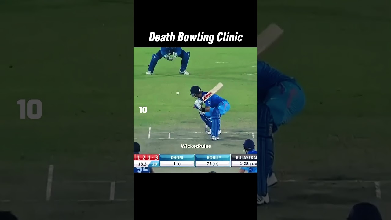 Malinga & Kulasekara's DEATH BOWLING Clinic vs India's Best!