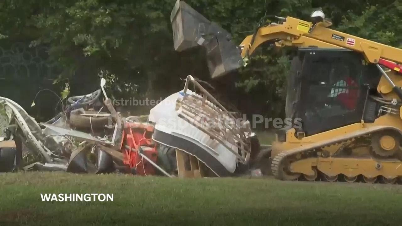 AP reporter gives tour of closed DC homeless encampment