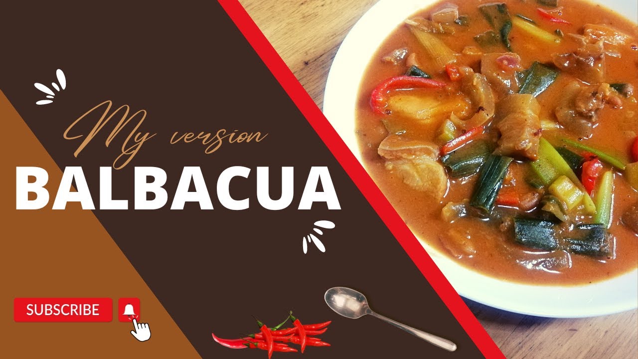 Kaing Pinoy!!! SPECIAL  BALBACUA! TRY NYO! MY VERSION!