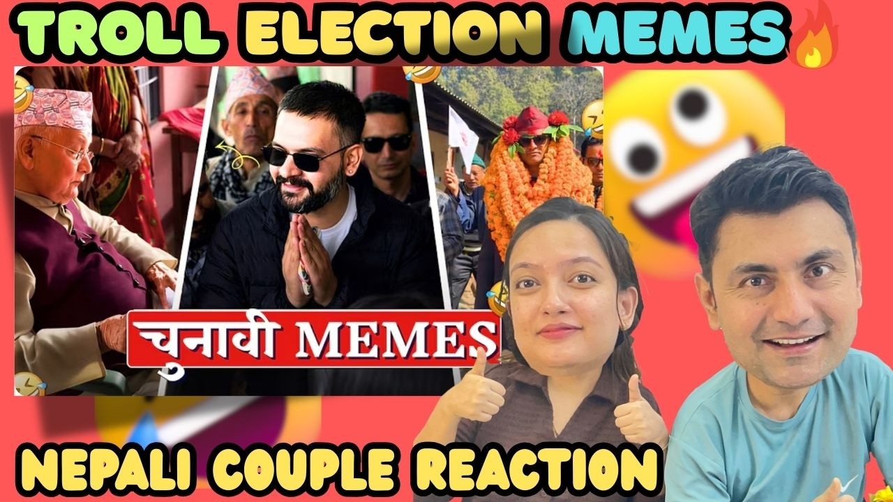 SAVAGE ELECTION MEMES😂🔥 | VOTE K MA? | NEPALI COUPLE REACTION