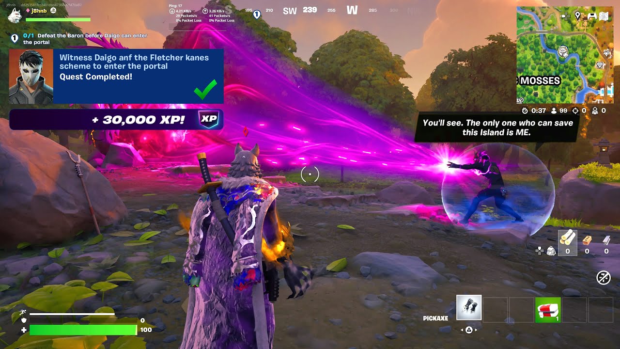 Fortnite - Witness Daigo And The Fletcher Kanes Scheme To Enter The Portal (Story Quests)