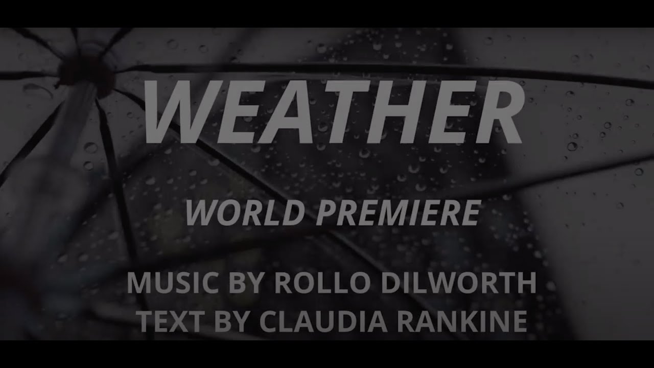 TCNJ World Premiere of Weather