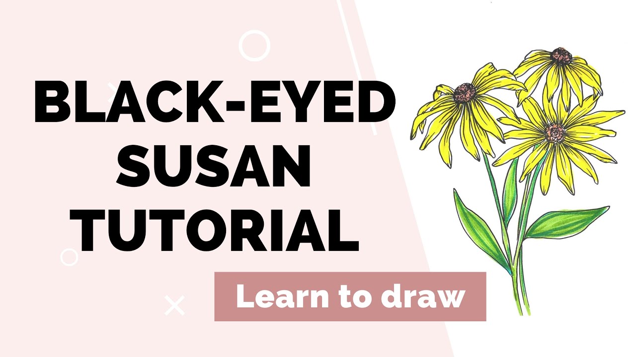 BLACK-EYED SUSAN step by step tutorial