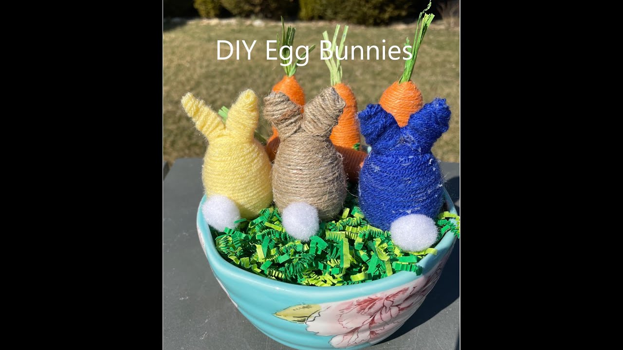 DIY Quick and Easy Egg Bunnies