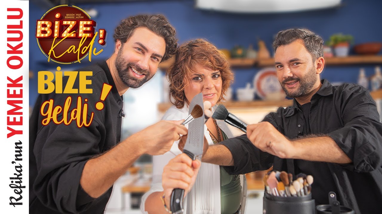 Refika 2 Efsane Maky&ouml;re Ne Yemek Yapar ? Se&ccedil;kin S&uuml;ng&uuml;&ccedil; & Fezi Altun ile Refika'ya Makyaj @BizeKaldı