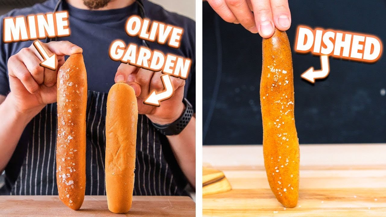 Making Olive Garden Breadsticks at Home for Beginners! From Joshua Weissman