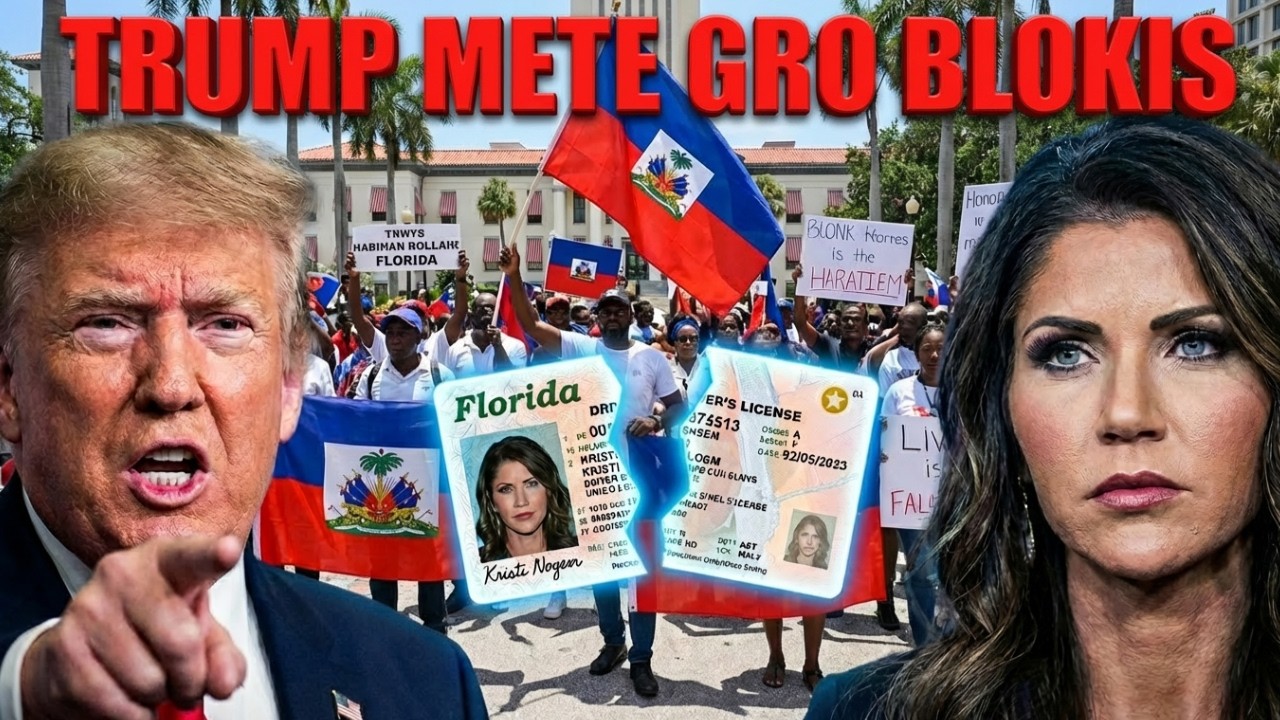 GWO BLOKIS NAN FLORID! Trump & Kristi Noem Vize LISANS Ayisyen AK TPS  FLORIDA Yo | GABRIEL