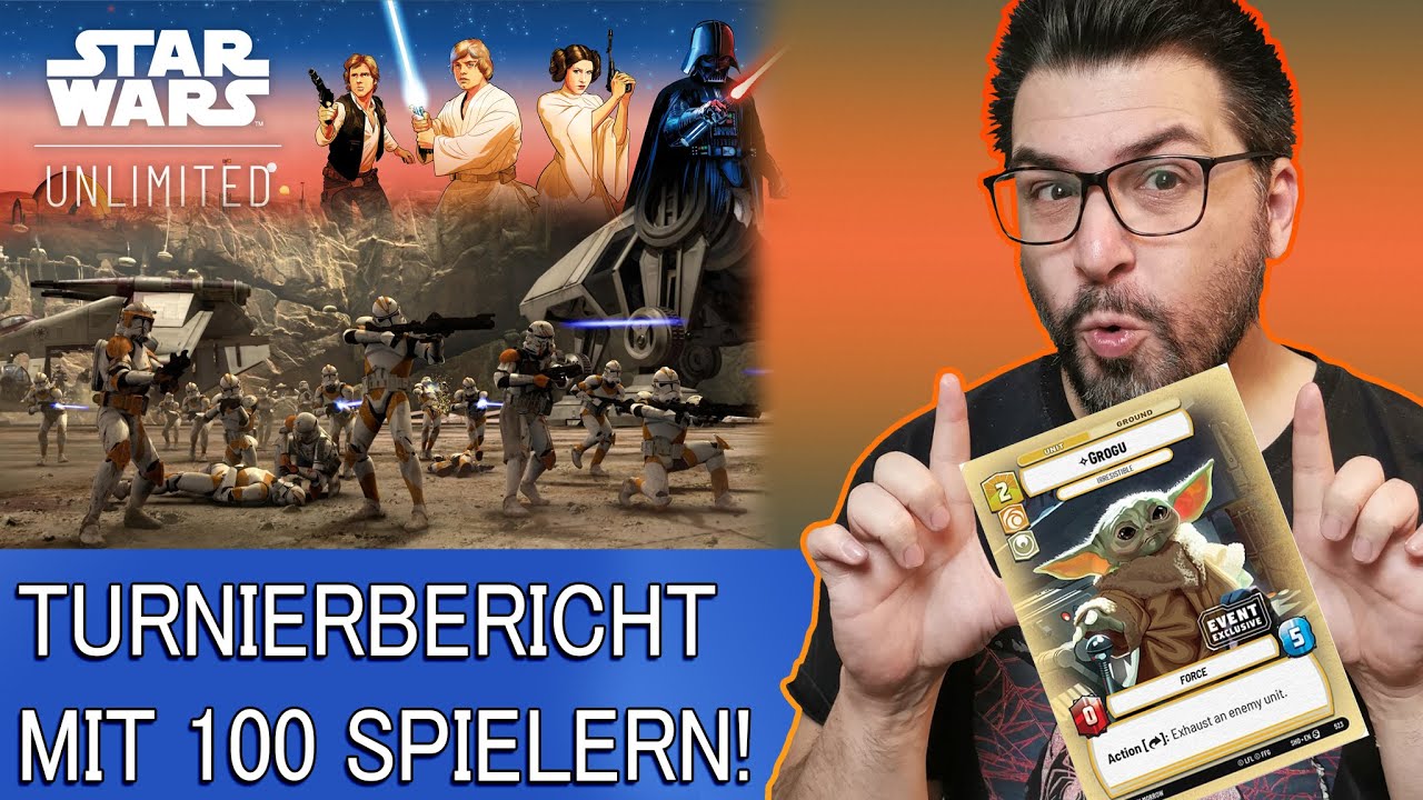 Spielbericht vom großen Star Wars Unlimited Turnier in Bochum mit 100+ Spielern! Competetive Play