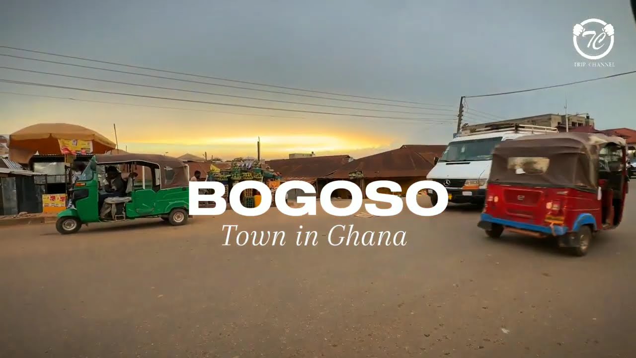 BOGOSO-TOWN IN GHANA🇬🇭🥳