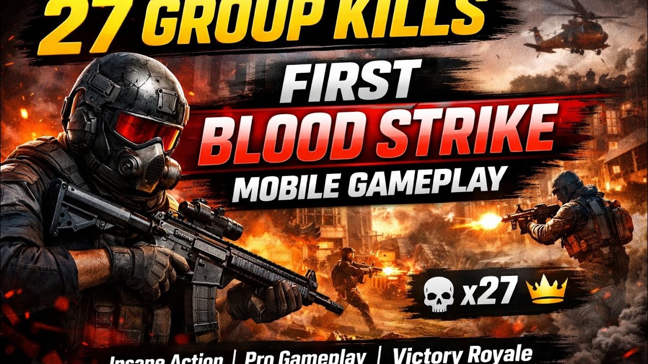 Blood strike|| Mobile gameplay || First match|| 20+kills 