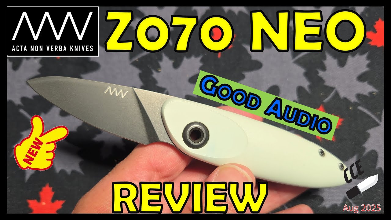 Review: ANV Knives Z070Neo - World Friendly Slip Joint Knife (Acta Non Verba)