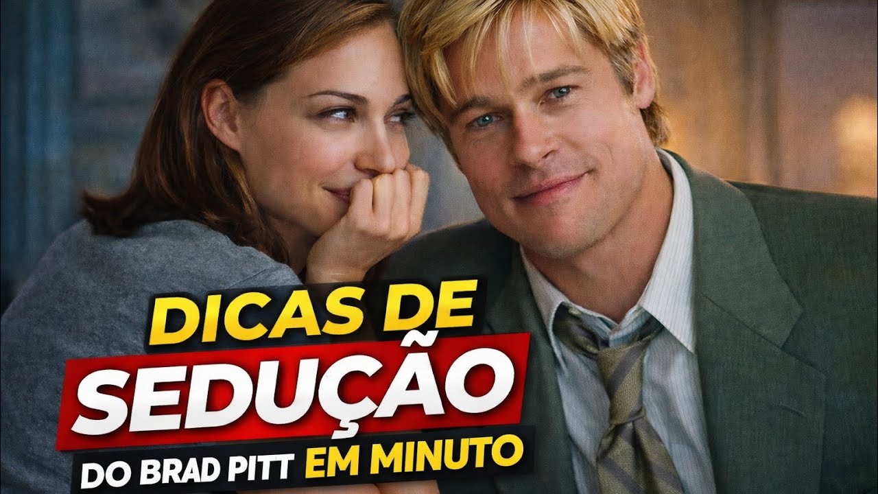 BRAD PITT te ENSINA a FLERTAR em MENOS de 2min #bradpitt