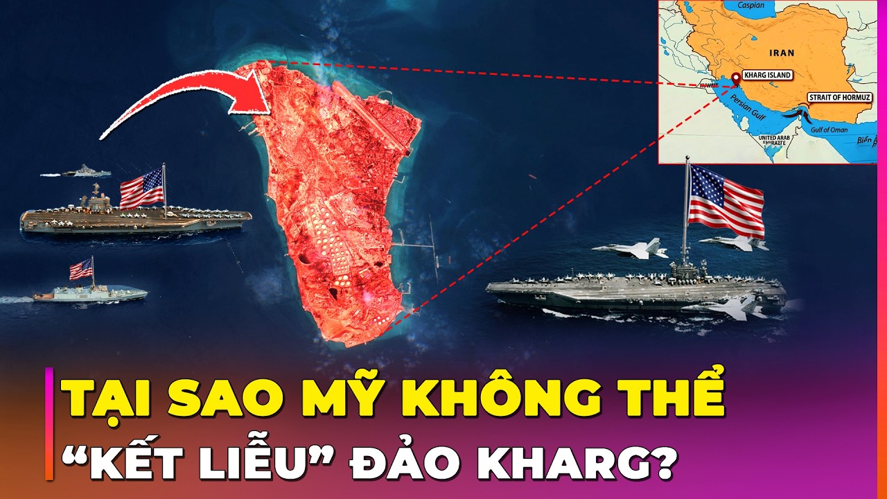 SỰ THẬT VỀ ĐẢO KHARG. MỸ TỰ XÂY “QUẢ B.OM DẦU” CHO IRAN? | Ghiền Địa Lý