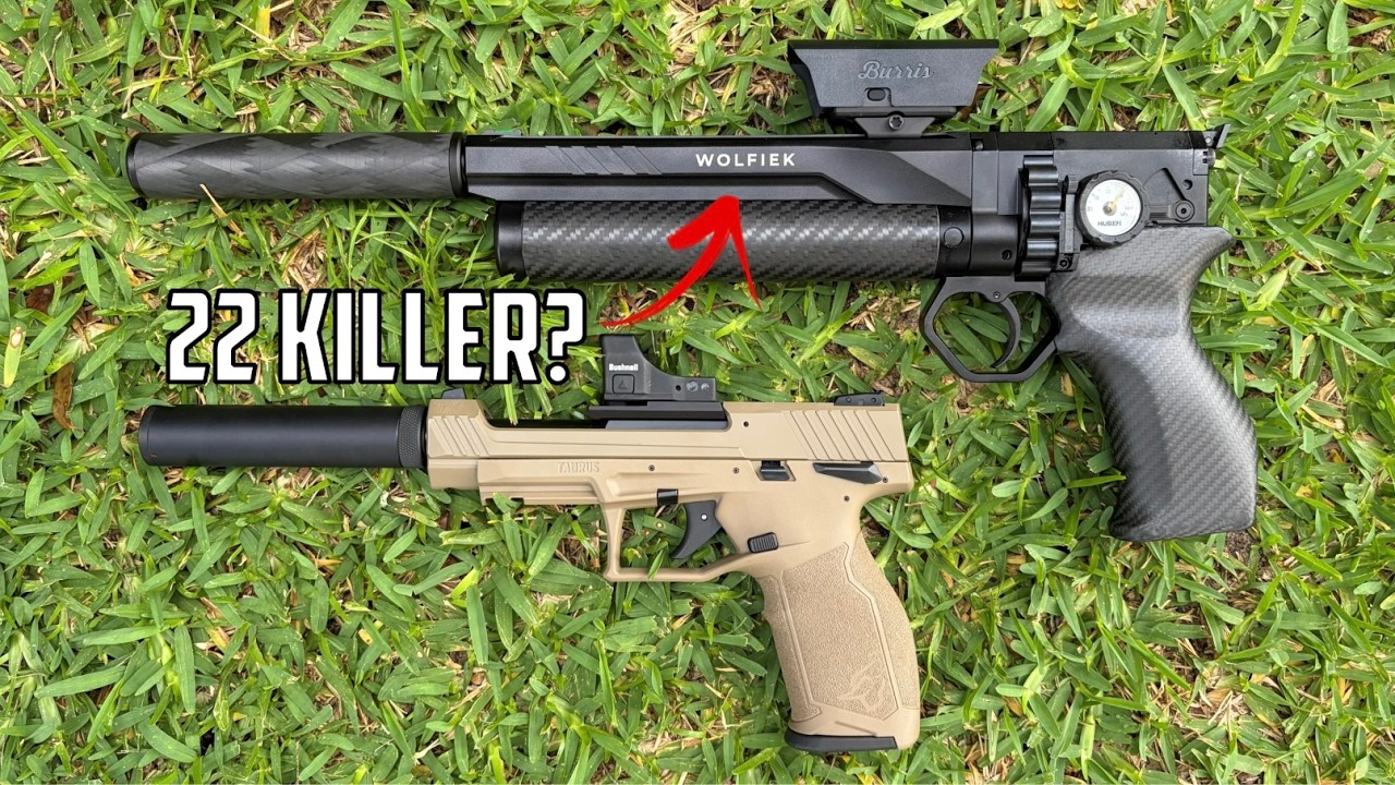 .22 LR против пневматического пистолета: как такое возможно?
