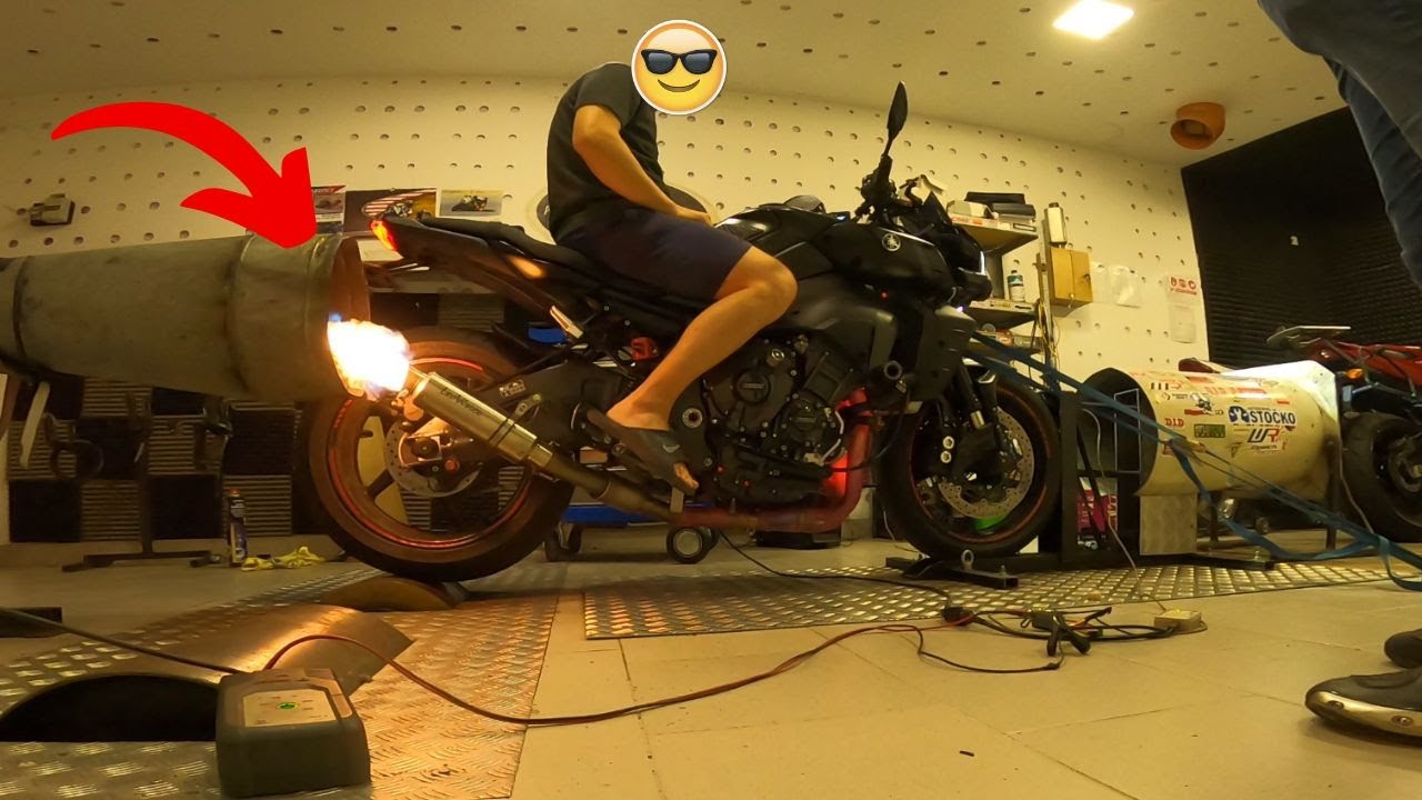 YAMAHA MT-10 Dyno run after Remap - Decat LeoVince sound (DocDyno Croatia)