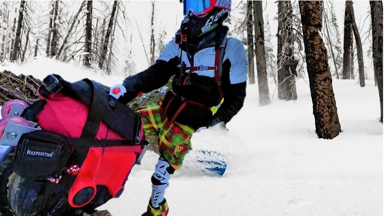 SNOWBOARDING RIDING HALF E-BIKES: Intense Winter ADVENTURE!
